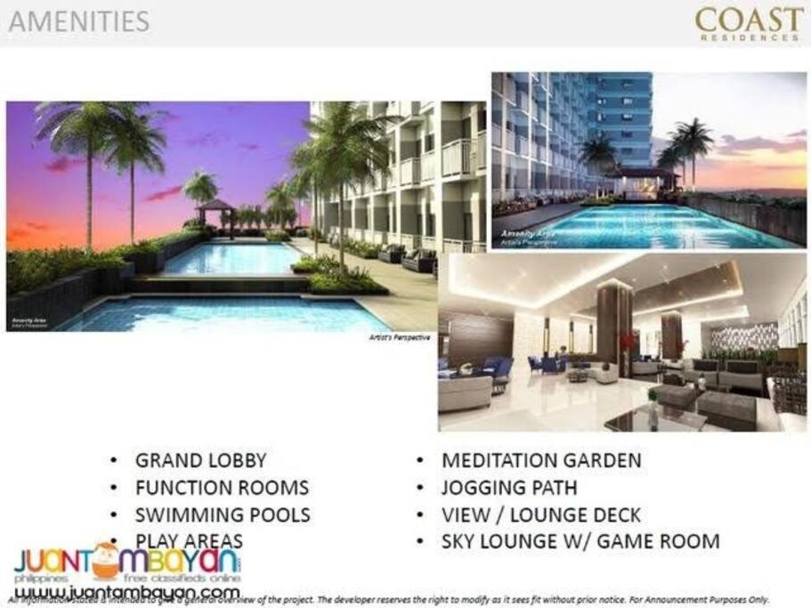Smdc Coast Residences Lovely Fully-Furnished 1 Bedroom Condo With Pool マニラ市 エクステリア 写真